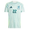 Mexiko Hirving Lozano 22 Venkovní 2024 - Fotbalové Dresy (S/S)